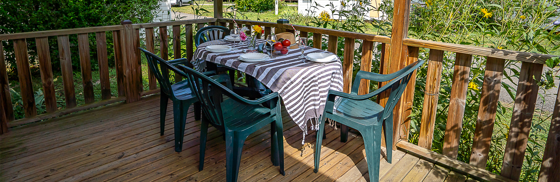 Location de mobil-home près de Colmar au camping le Médiéval en Alsace