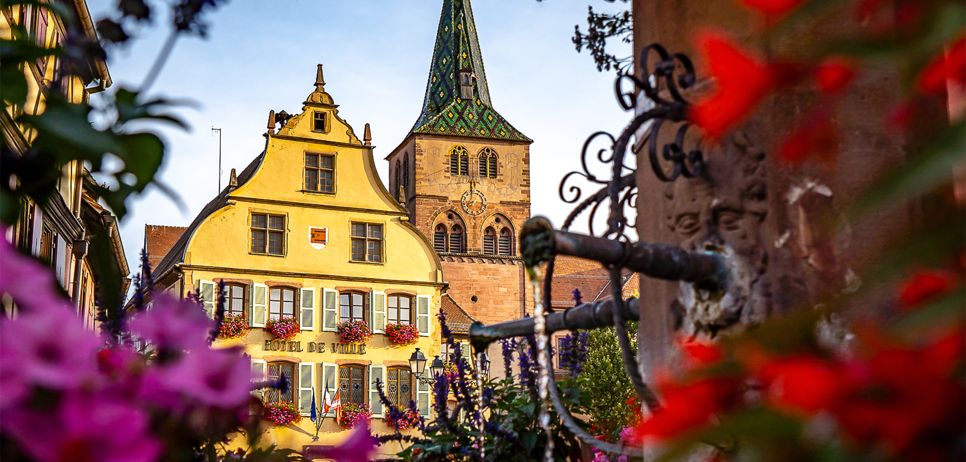 Camping le Médiéval in de Elzas is ideaal gelegen bij de  Colmar in de Haut-Rhin