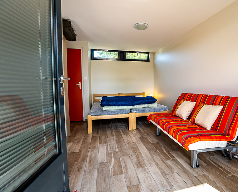 Logement Stop étape du camping le Médiéval labélisé accueil vélo près de Colmar, à Turckheim